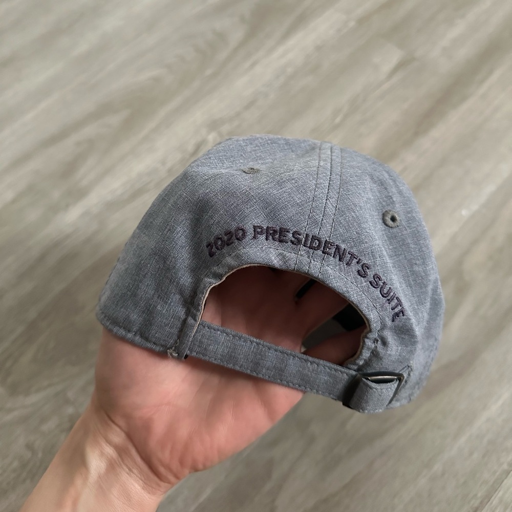 NWOT US Open 2020 Tennis Hat Adjustable Baseball Cap Gray Blue, Unisex - Picture 4 of 8